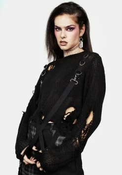 BET1 Rebellion Hardware Bondage Sweater
