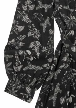 LVT1 Poisonous Plants Midi Wrap Dress -Womens Clothing Sales SS23LV311A Poisonous Plants Midi Wrap Dress 1 800x