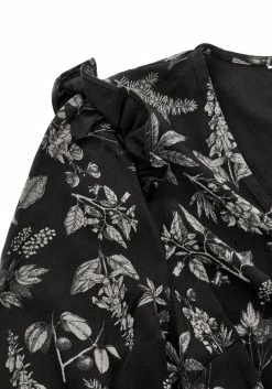 LVT1 Poisonous Plants Midi Wrap Dress -Womens Clothing Sales SS23LV311A Poisonous Plants Midi Wrap Dress 2 800x