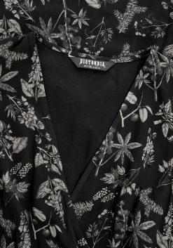 LVT1 Poisonous Plants Midi Wrap Dress -Womens Clothing Sales SS23LV311A Poisonous Plants Midi Wrap Dress 800x