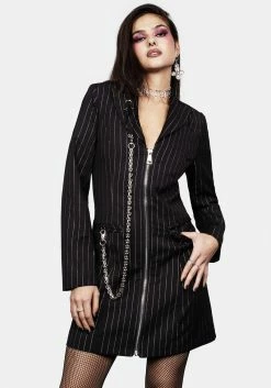 LVT1 Nightmare Blazerdress 12 LVT1 Nightmare Blazerdress -Womens Clothing Sales SS23LV327 Nightmare Blazer Dress 006 800x