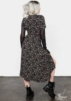 LVT1 Craft V-neck Midi Dress -Womens Clothing Sales SS23LV39 CRAFT V NECK MIDI DRESS 010 800x