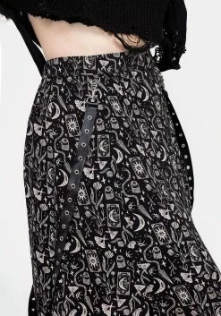 LVT1 Craft PU Strap Midi Skirt -Womens Clothing Sales SS23LV43 CRAFT PU STRAP MIDI SKIRT 006 800x
