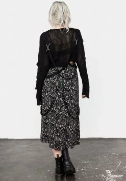 LVT1 Craft PU Strap Midi Skirt -Womens Clothing Sales SS23LV43 CRAFT PU STRAP MIDI SKIRT 007 800x