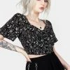 LVT1 Craft Hook And Eye Crop Top