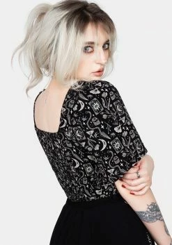 LVT1 Craft Hook And Eye Crop Top 10 LVT1 Craft Hook And Eye Crop Top -Womens Clothing Sales SS23LV47 CRAFT HOOK AND EYE CROP TOP 010 800x