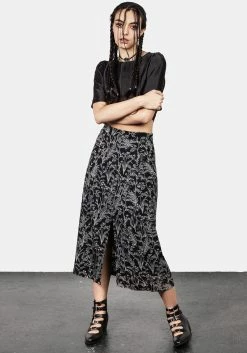 MET1 Siofra Mock Wrap Floral Print Skirt -Womens Clothing Sales SS23M130 Siofra Mock Wrap Skirt 006 800x