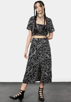 MET1 Siofra Lace Up Crop Top -Womens Clothing Sales SS23M131 Siofra Lace Up Crop Top 002 800x