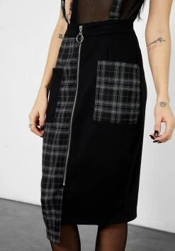 MET1 Underground Bondage Strap Pencil Skirt -Womens Clothing Sales SS23M13 UndergroundBondageskirt6840 800x