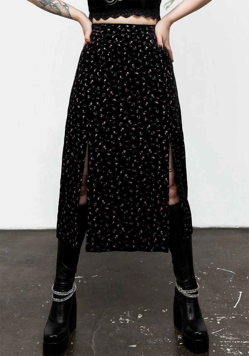 MET1 Woe Midi Split Skirt 1 MET1 Woe Midi Split Skirt