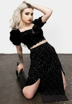 MET1 Woe Midi Split Skirt 16 MET1 Woe Midi Split Skirt -Womens Clothing Sales SS23M20 Woe Midi Split Skirt 011 800x