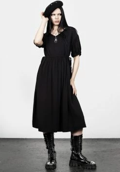 MET1 Tangle Midi Smock Dress