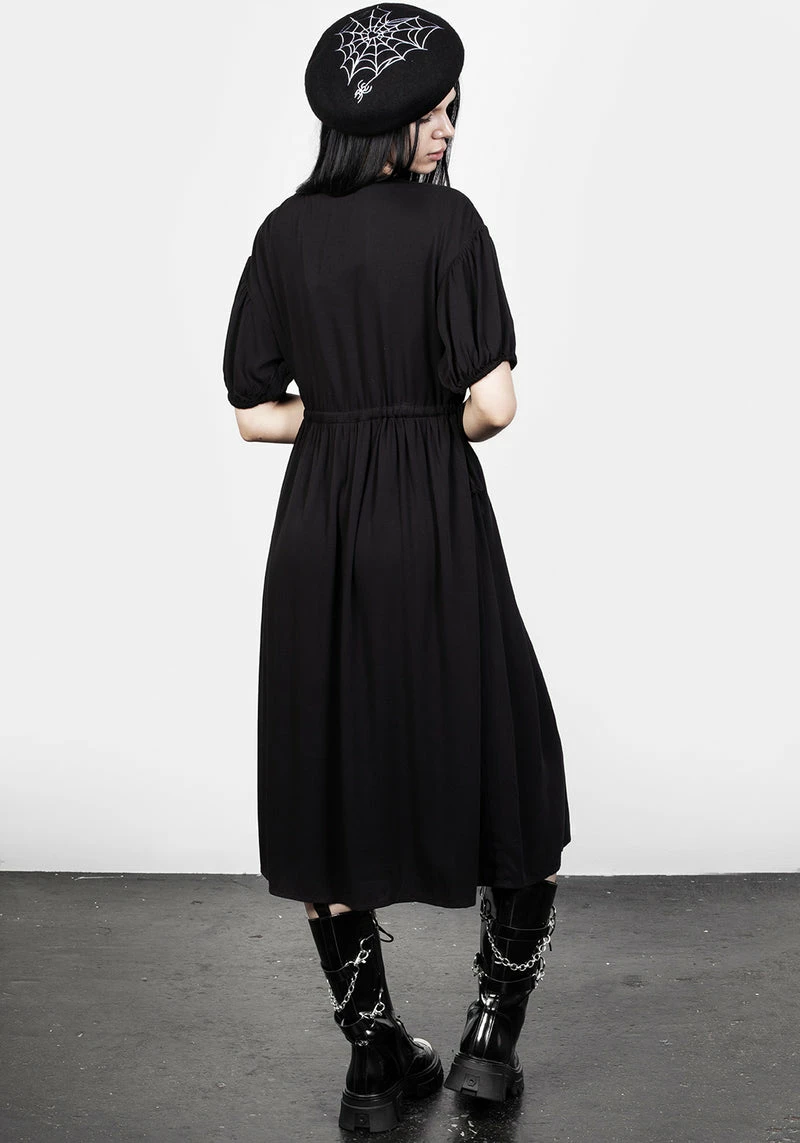 MET1 Tangle Midi Smock Dress 3 MET1 Tangle Midi Smock Dress - Image 3