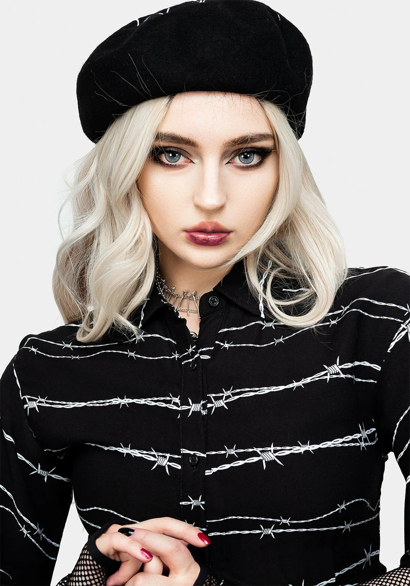 MET1 Barbed Kimono Shirt Dress 2 MET1 Barbed Kimono Shirt Dress - Image 2