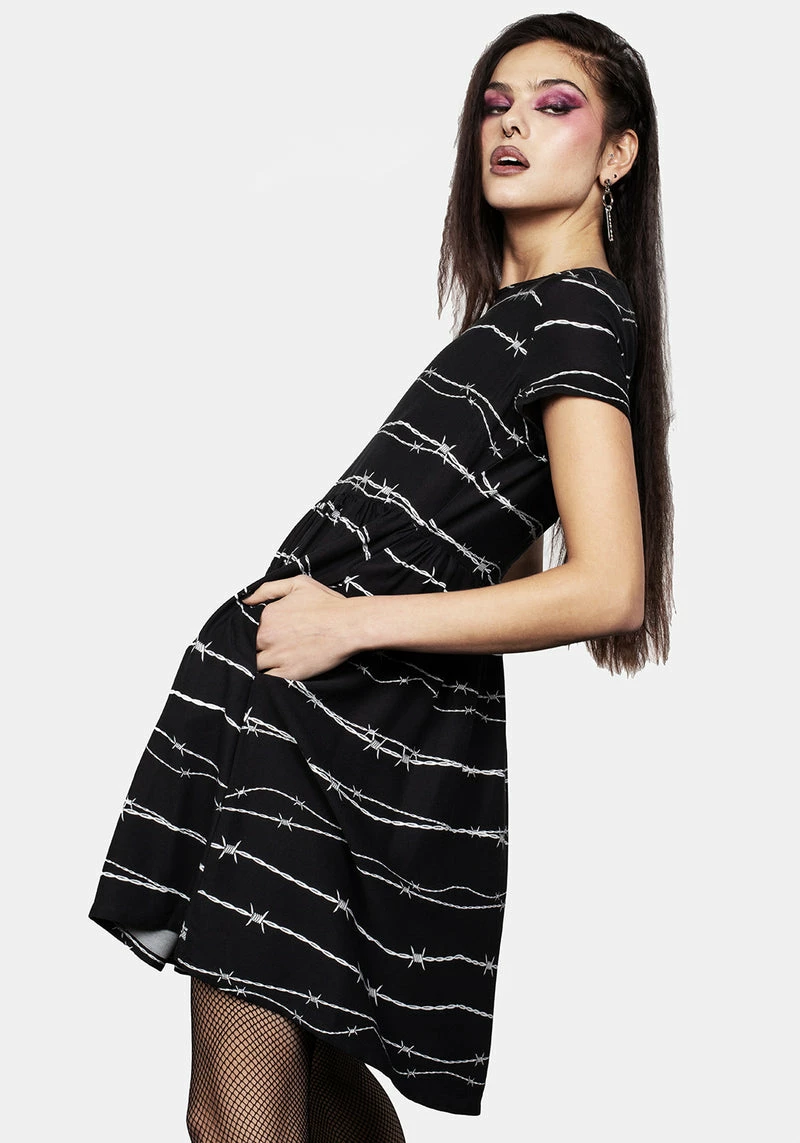 MET1 Barbed Skater Dress 5 MET1 Barbed Skater Dress - Image 5