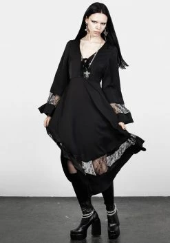 MET1 Amaya Lace Panelled Midi Dress -Womens Clothing Sales SS23M375A Amaya Lace Panelled Midi Dress 004 800x