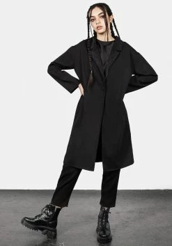 MET1 Poe Duster Jacket -Womens Clothing Sales SS23M376A Poe Duster Jacket 002 800x