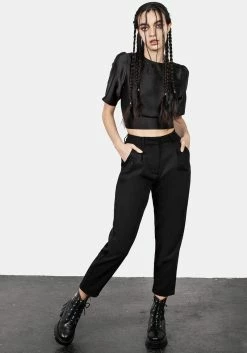 MET1 Poe Tapered Trousers -Womens Clothing Sales SS23M377A Poe Tapered Trousers 007 800x