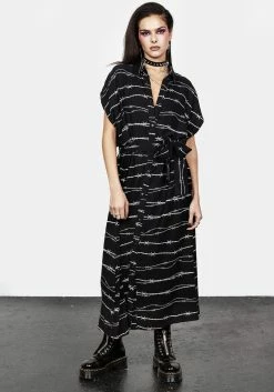 MET1 Barbed Midi Shirt Dress 16 MET1 Barbed Midi Shirt Dress -Womens Clothing Sales SS23M396A Barbed Midi Shirt Dress 001 800x