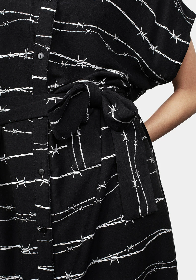 MET1 Barbed Midi Shirt Dress 2 MET1 Barbed Midi Shirt Dress - Image 2