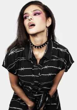 MET1 Barbed Midi Shirt Dress 15 MET1 Barbed Midi Shirt Dress -Womens Clothing Sales SS23M396A Barbed Midi Shirt Dress 006 800x