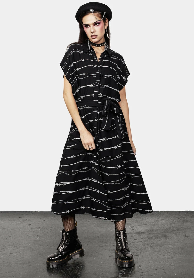 MET1 Barbed Midi Shirt Dress 1 MET1 Barbed Midi Shirt Dress