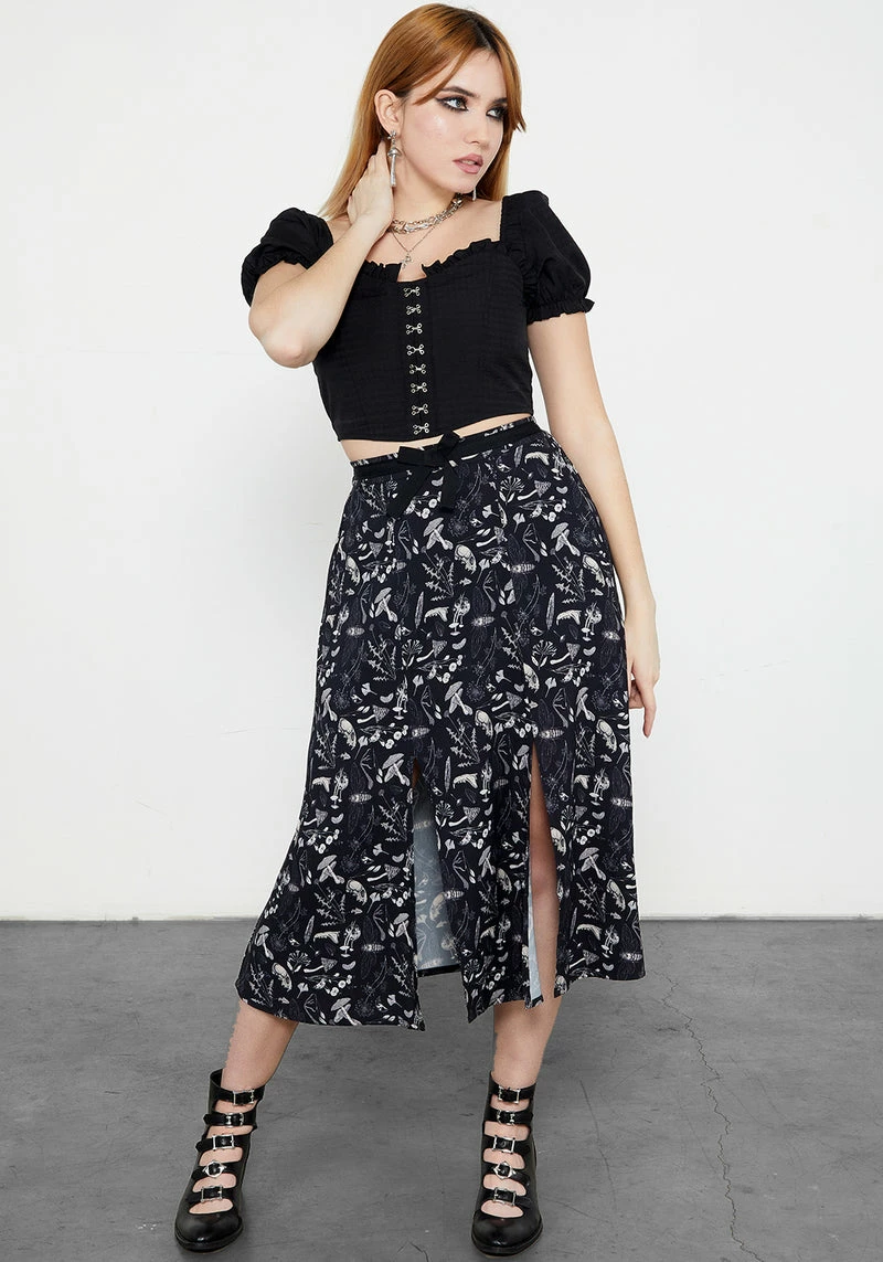 MET1 Mortem Ruffle Crop Top 4 MET1 Mortem Ruffle Crop Top - Image 4