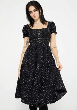 MET1 Mortem Floral Print Midi Dress -Womens Clothing Sales SS23M86 MortemAOPMididress8520 800x