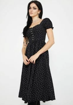 MET1 Mortem Floral Print Midi Dress -Womens Clothing Sales SS23M86 MortemAOPMididress8539 800x