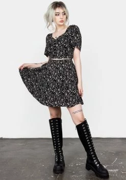 LVT1 Craft Pleated Mini Skirt