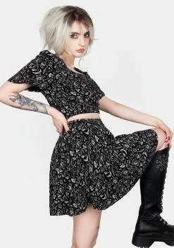 LVT1 Craft Pleated Mini Skirt -Womens Clothing Sales SS2LV46S CRAFT PLATED MINI SKIRT 004 800x