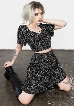 LVT1 Craft Pleated Mini Skirt -Womens Clothing Sales SS2LV46S CRAFT PLATED MINI SKIRT 009 800x