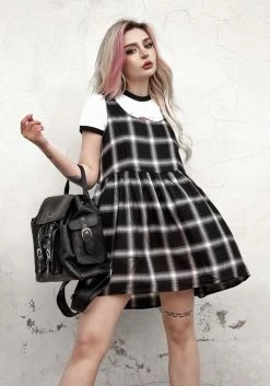 MET1 Singles Plaid Dress -Womens Clothing Sales SinglesPlaidDress 05 800x