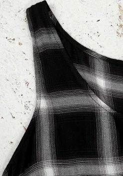 MET1 Singles Plaid Dress -Womens Clothing Sales SinglesPlaidDress 11 800x