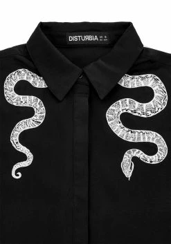 MET1 Slither Embroidered Snake Shirt 18 MET1 Slither Embroidered Snake Shirt -Womens Clothing Sales Slither shirt 03 800x