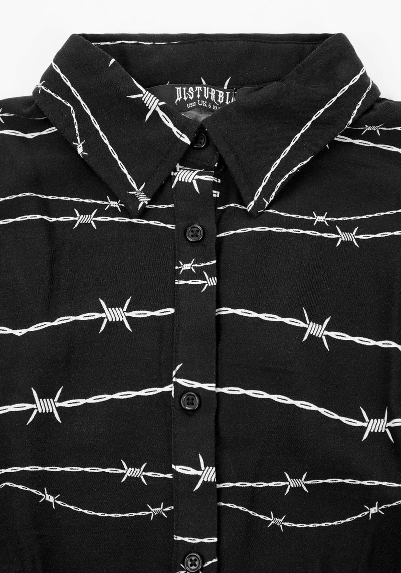 MET1 Barbed Kimono Shirt Dress 11 MET1 Barbed Kimono Shirt Dress - Image 11