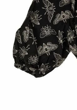 LVT1 MORTMOTH WRAP CROP TOP -Womens Clothing Sales mortmoth crop top 2 800x