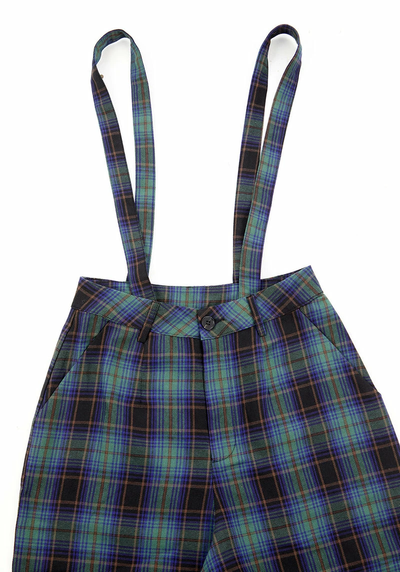 LVT1 Rebel Wide Leg Plaid Trousers 6 LVT1 Rebel Wide Leg Plaid Trousers - Image 6